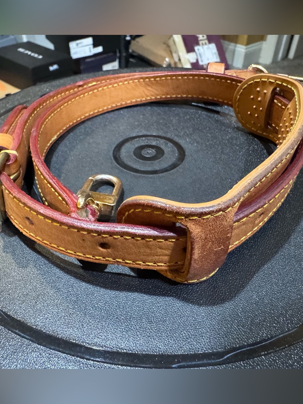 Louis Vuitton Vachetta Shoulder Strap with COA